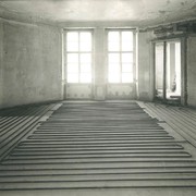 Adaptace reprezentačních prostor v 1. p. na spoji jižního a středního křídla Nového paláce v letech 1937-1938
