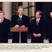 Bill Clinton, prezident Spojených států; setkání hlav států a vlád Spojených států, Maďarska, Polska, Slovenska a České republiky (11.–12. ledna 1994)